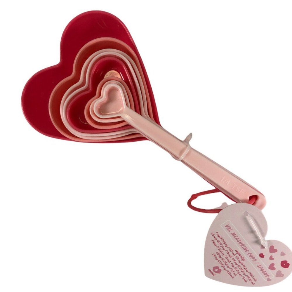 Target Bullseye Playground Valentine's Heart Measuring Cup & Spoons …
